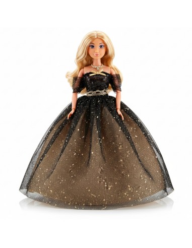 Lily Woopie Doll - Black and Gold Evening Dress 30cm