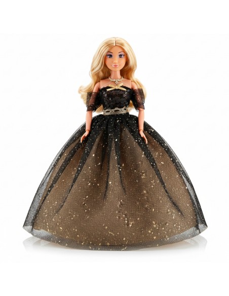 Lily Woopie Doll - Black and Gold Evening Dress 30cm