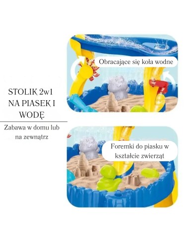 2in1-Spieltisch für Sand und Wasser mit Sitz Woopie – Spielzeug