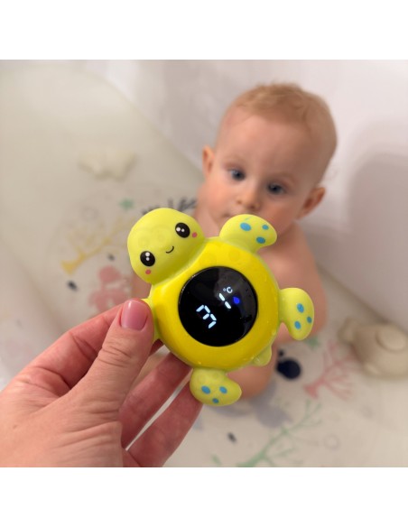Vonios termometras 2in1 WOOPIE BABY Žiogelis – matuoja vandens ir patalpos temperatūrą