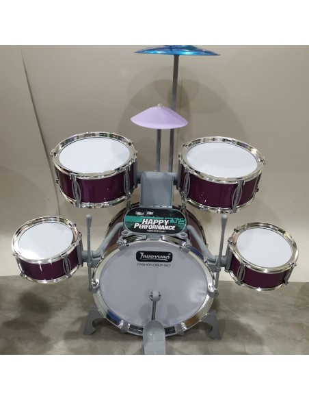 WOOPIE Drums for Kids - 5 Drums and Cymbal
