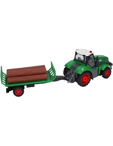 WOOPIE traktorius su priekaba RC 1:24 - nuotoliniu būdu valdomas automobilis