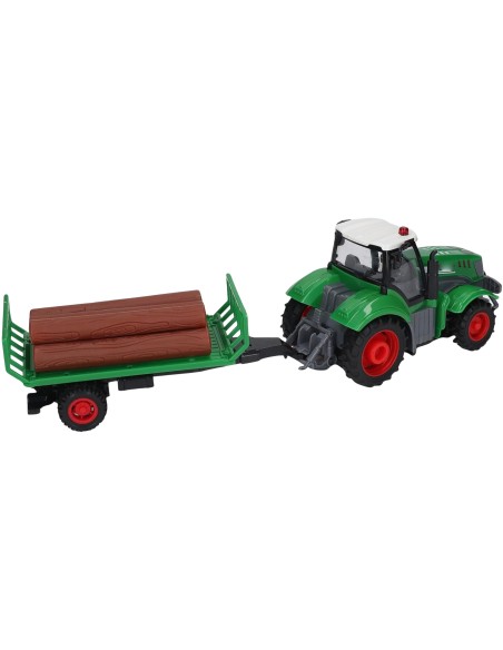 WOOPIE traktorius su priekaba RC 1:24 - nuotoliniu būdu valdomas automobilis