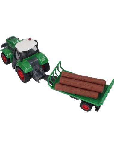 WOOPIE traktorius su priekaba RC 1:24 - nuotoliniu būdu valdomas automobilis