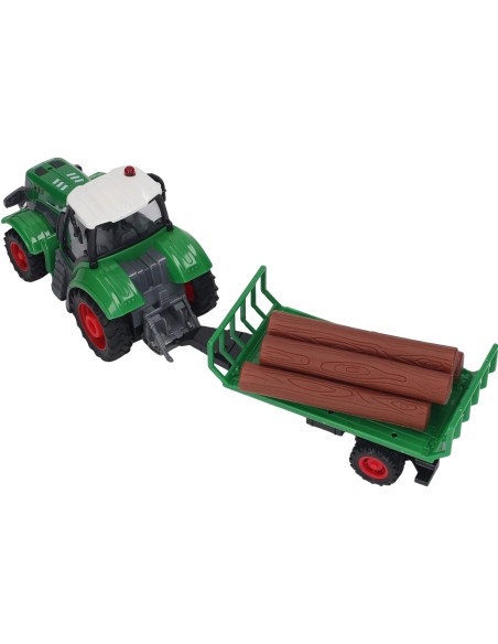 WOOPIE traktorius su priekaba RC 1:24 - nuotoliniu būdu valdomas automobilis