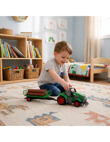 WOOPE RC Tractor with Trailer 1:24 - Remote Controlled Car