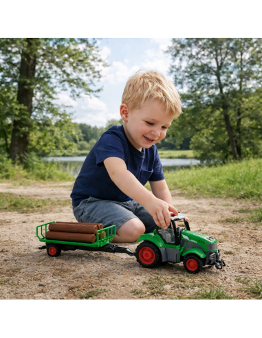 WOOPE RC Tractor with Trailer 1:24 - Remote Controlled Car