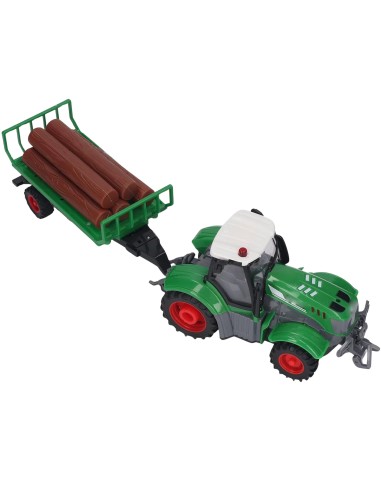 WOOPIE traktorius su priekaba RC 1:24 - nuotoliniu būdu valdomas automobilis