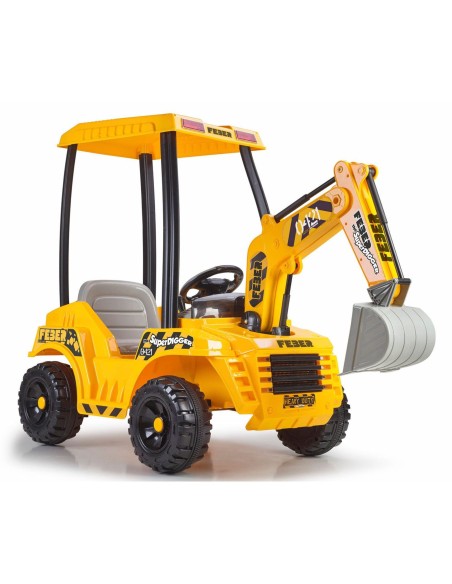 „Super Digger 12V“ elektrinis ekskavatorius Feber – naujas LT akumuliatorius