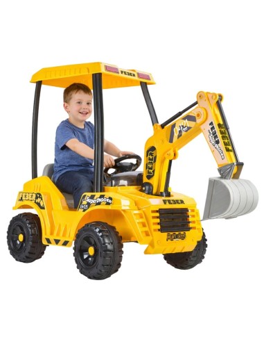 „Super Digger 12V“ elektrinis ekskavatorius Feber – naujas LT akumuliatorius