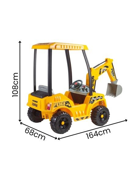 „Super Digger 12V“ elektrinis ekskavatorius Feber – naujas LT akumuliatorius