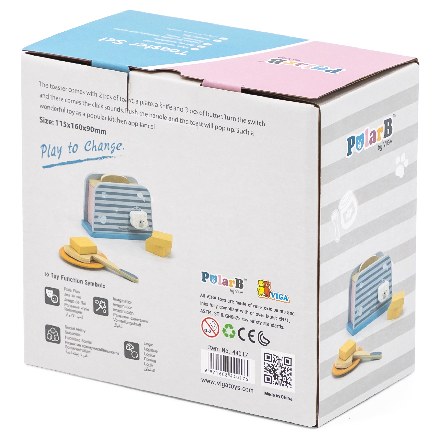 Toastik Polarb - Drewniany Toster Malucha