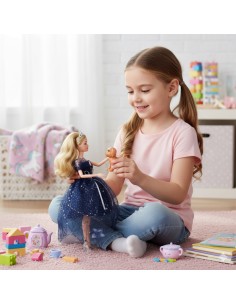WOOPIE ROYAL Lalka Emi w Koronie i Czarnej Sukni Piesek 2
