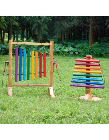Regenbogen-Musikturm von Masterkidz – große Gartencymbals für Kinder!