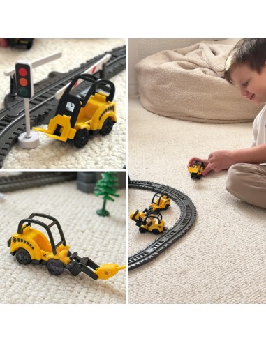 Woopie Retro Electric Train – 76 pieces full of adventure and fun