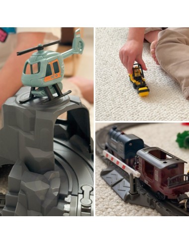 Woopie Retro Electric Train – 76 pieces full of adventure and fun