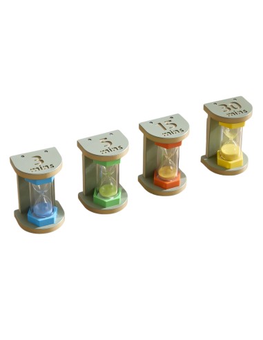 Sanduhren-Set von Masterkidz – Lernuhren für die Zeitlehre