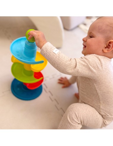 Spiralinis vėžės takelis su 3 kamuoliukais vaikams Woopie Baby – žaidimas ir ugdymas