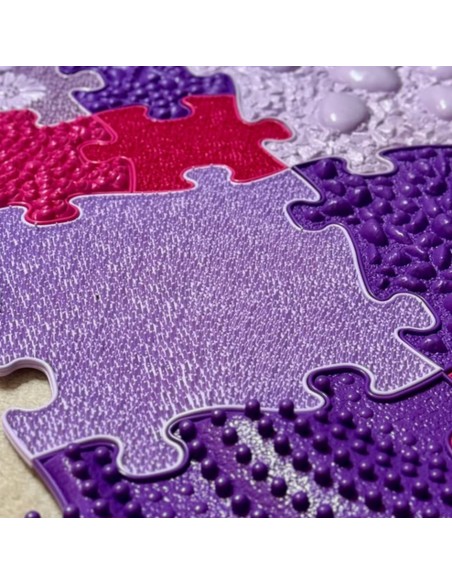 Zestaw Mat Sensorycznych Puzzle Pink WOOPIE - Zdrowe Stopy i Postawa