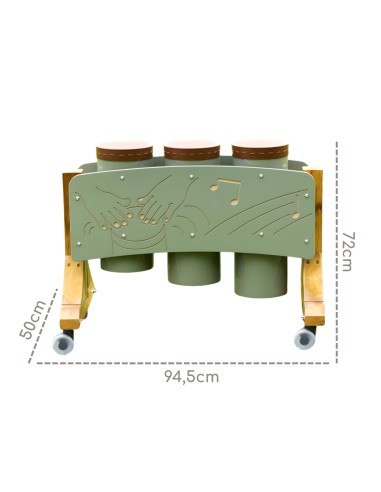 Conga Drums Garden Set Masterkidz - Instrument for Children's Playground