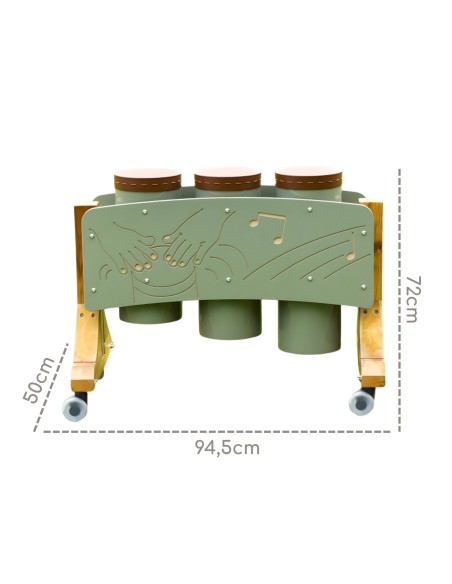 Conga Drums Garden Set Masterkidz - Instrument for Children's Playground