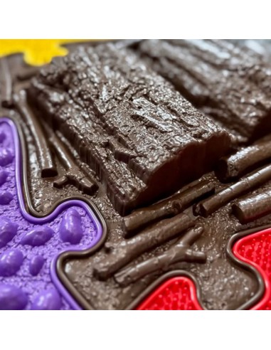 WOOPIE ortopedinis jutiminis kilimėlis Royal Puzzle 30 el. Sveikos pėdos