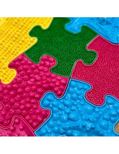 WOOPIE ortopedinis jutiminis kilimėlis Royal Puzzle 30 el. Sveikos pėdos