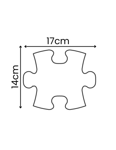 WOOPIE ortopedinis jutiminis kilimėlis Royal Puzzle 30 el. Sveikos pėdos