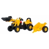 RollyKid JCB Rolly Toys Traktor na Pedały z Łyżką i Przyczepą