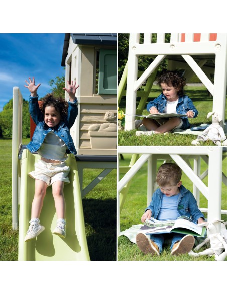 Smoby House on Stilts with a Slide - Perfect Toy for Children