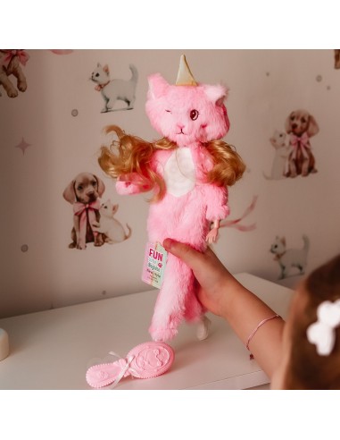 Emily Doll in Pink Furry Outfit with Accessories – WOOPIE ROYAL