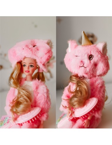 Emily Doll in Pink Furry Outfit with Accessories – WOOPIE ROYAL