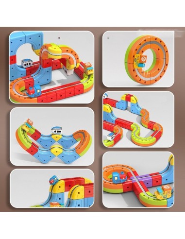 Magnetische Schwebebahn 32-tlg. WOOPIE – Spielzeug für Kinder