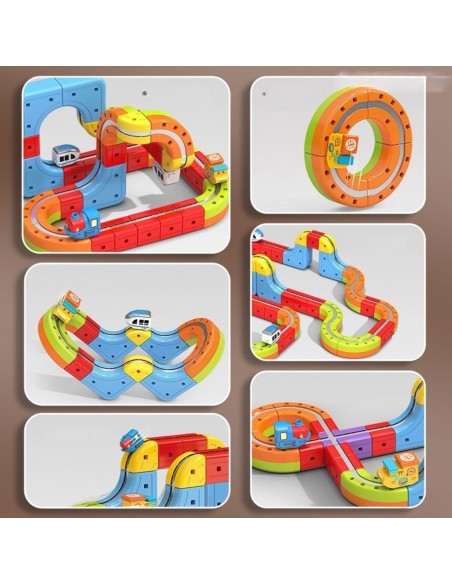 Magnetische Schwebebahn 32-tlg. WOOPIE – Spielzeug für Kinder