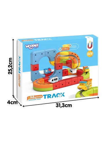 Magnetic Levitating Track 32 pcs WOOPIE - Toy for children