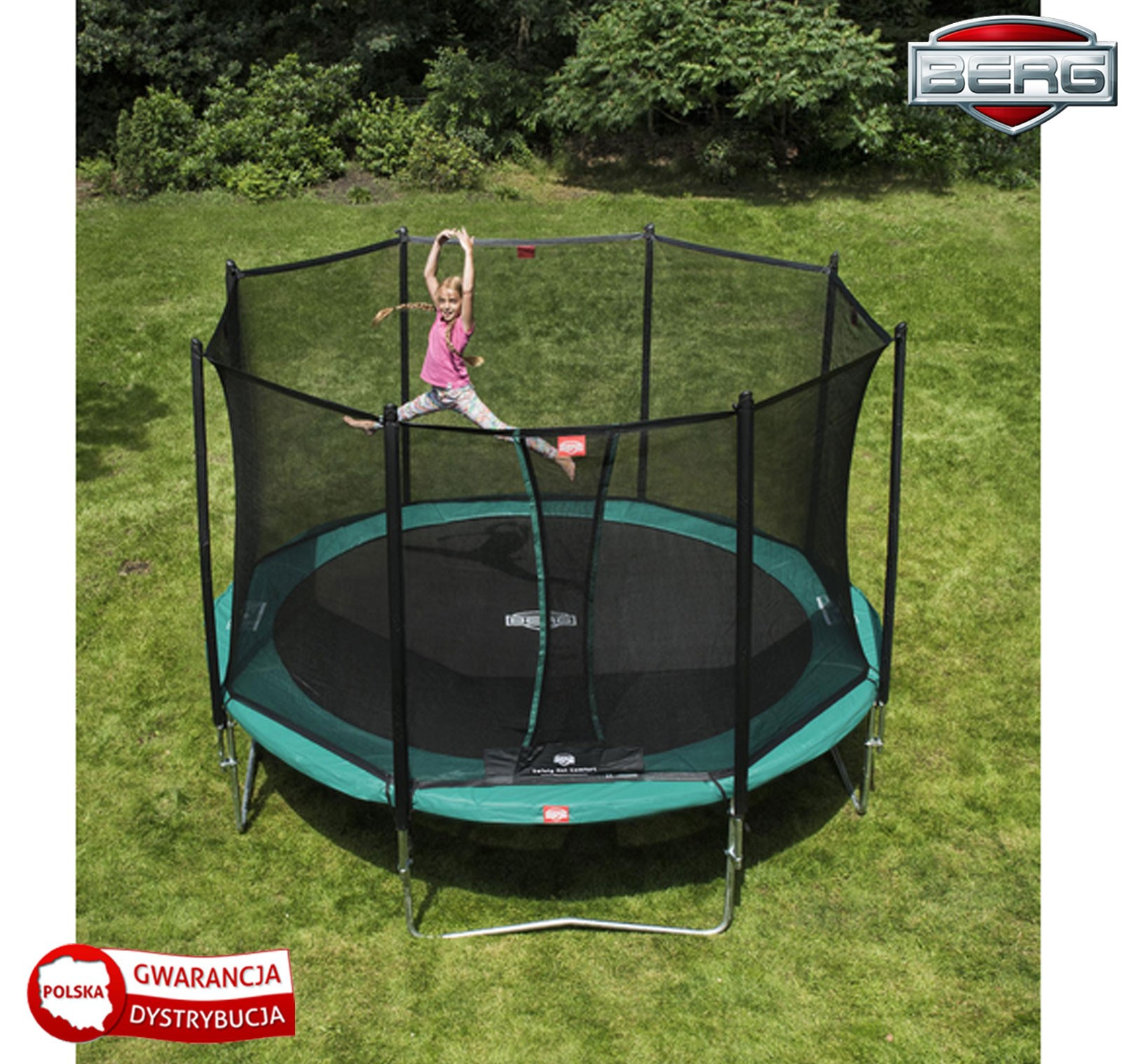 Trampolina favorit 380 cm comfort (bez siatki)