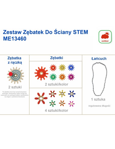 MASTERKIDZ- Modułowa Tablica Ścienna STEM Zestaw Edukacyjny 120x80