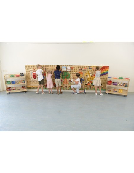 MASTERKIDZ- Modułowa Tablica Ścienna STEM Zestaw Edukacyjny 120x80