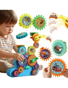 WOOPIE Interactive Gear Blocks 18 pcs - Educational Toy