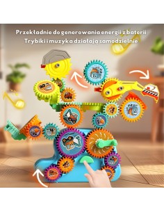 WOOPIE Interactive Gear Blocks 18 pcs - Educational Toy 2