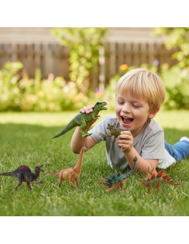 Dinosaurier-Figuren-Set – farbenfrohes 6er-Set Woopie