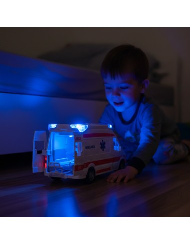 Karetka Pogotowia Ambulans Woopie – zabawka z dźwiękiem i światłem