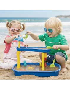 WOOPIE Water Table Dolphin Waterfall 11 pcs - Outdoor Fun 2