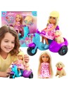 Ankiki doll with dog and scooter creative play set WOOPIE