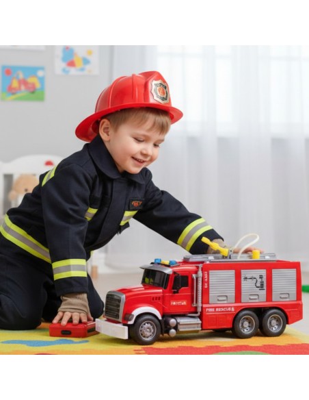 Feuerwehrauto mit Wasser, Lichtern und Sounds interaktives Spielzeug Woopie