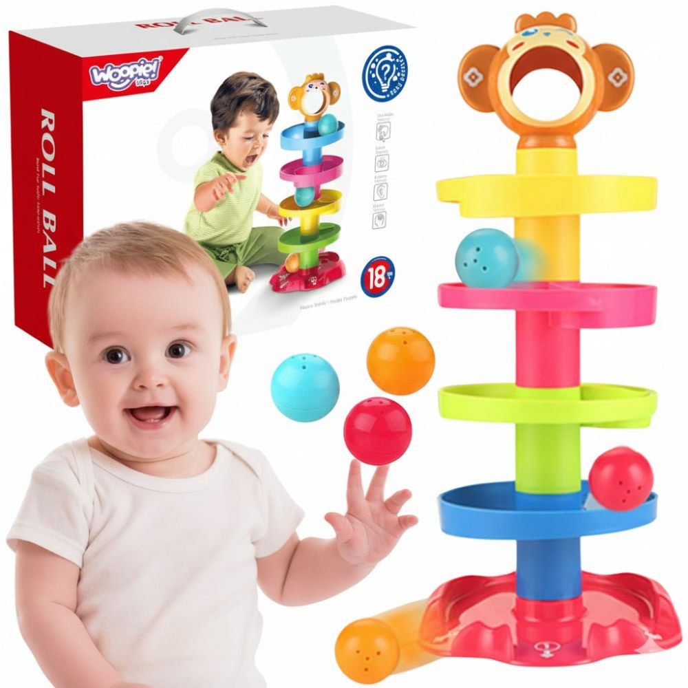 Kulodrom tor kulkowy zestaw spirala + 3 kulki - 15 z 16