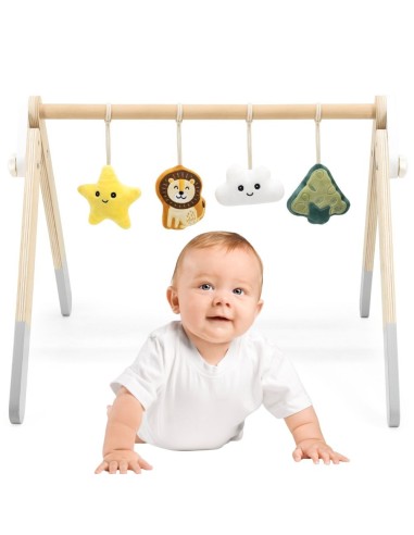 VIGA PolarB Lankas Stovas kūdikiams Baby Gym - Edukacinis žaislas