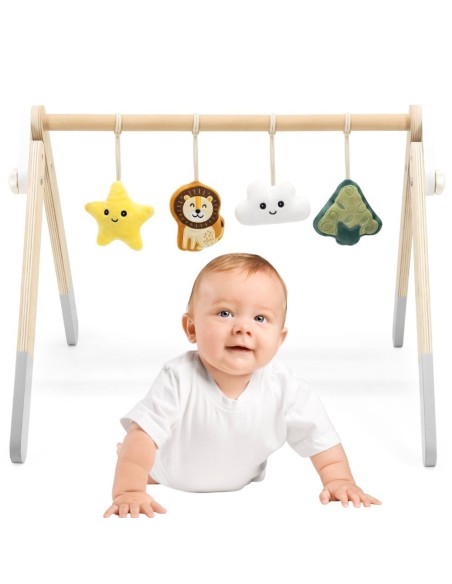 VIGA PolarB Lankas Stovas kūdikiams Baby Gym - Edukacinis žaislas