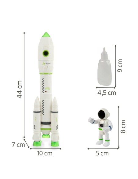 Interaktyvi kosminė raketa su dūmo efektu ir garsu – Woopie
