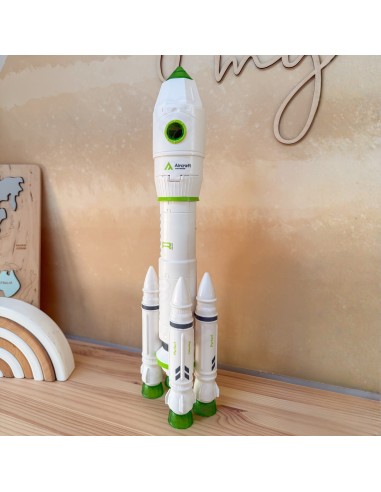 Interaktyvi kosminė raketa su dūmo efektu ir garsu – Woopie